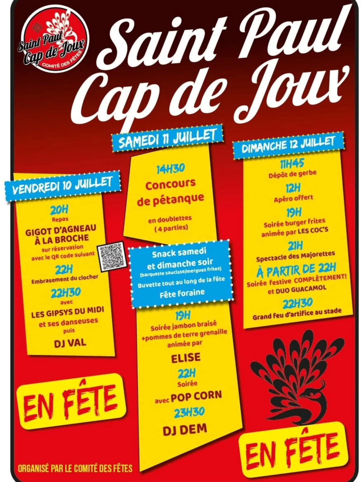 Fêtes de saint Paul Cap de joux